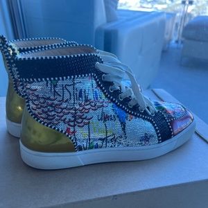 Christian Louboutin Rantus Orlato Flat High Graffiti